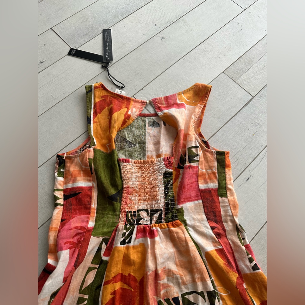 Nicole Miller Multicolor Patchwork Mini Dress - image 4